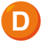Symbol regionálního indikátoru Písmeno D