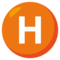 Symbol regionálního indikátoru Písmeno H