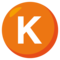 Symbol regionálního indikátoru Písmeno K