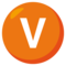 Symbol regionálního indikátoru Písmeno V