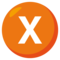 Symbol regionálního indikátoru Písmeno X