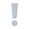 Bílý vykřičník