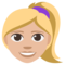Žena: Středně Světlý Odstín Pleti, Blond Vlasy