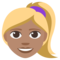 Žena: Střední Odstín Pleti, Blond Vlasy
