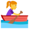 Veslující žena