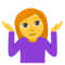 Žena krčící rameny