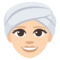 Žena s turbanem na hlavě: Světlý Odstín Pleti