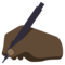 Píšící ruka: Tmavý Odstín Pleti