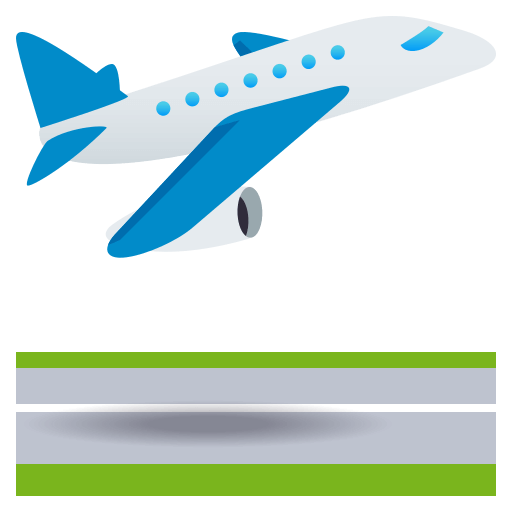 Avião Decolando