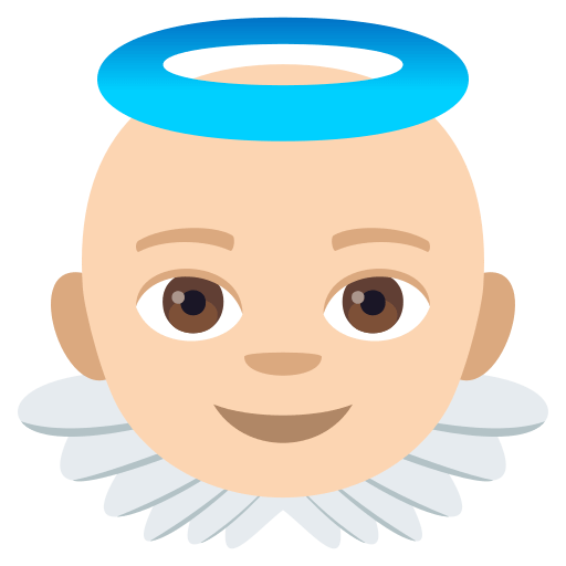 Bebê Anjo: Tom de Pele Claro