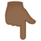 Nedåtpekande finger: Mellanmörk Hudton