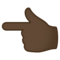 Vänsterpekande finger: Mörk Hudton
