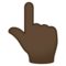 Uppåtpekande finger: Mörk Hudton