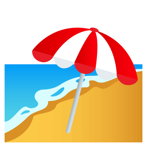 Praia E Guarda-Sol