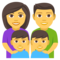 Familj: Man, Kvinna, Pojke, Pojke