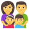 Familj: Man, Kvinna, Flicka, Pojke