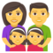 Familj: Man, Kvinna, Flicka, Flicka