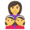Familj: Kvinna, Flicka, Flicka