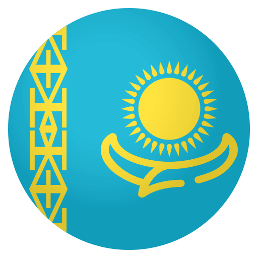 Bandeira: Cazaquistão