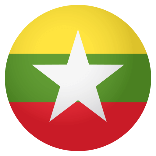 Bandeira: Mianmar (Birmânia)