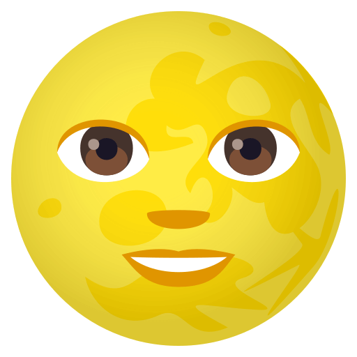 Rosto Da Lua Cheia