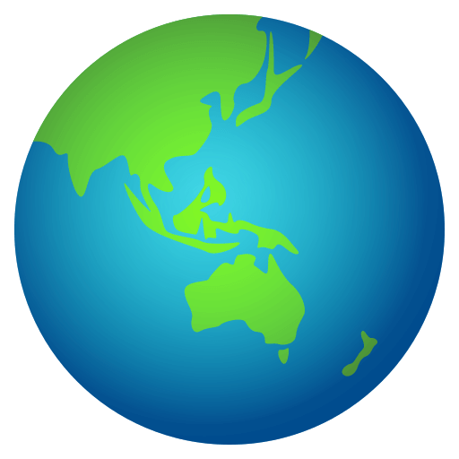 Globo Mostrando Ásia E Oceania
