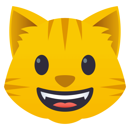 Rosto De Gato Sorrindo