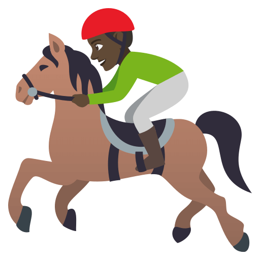 Corrida De Cavalos: Tom de Pele Escuro