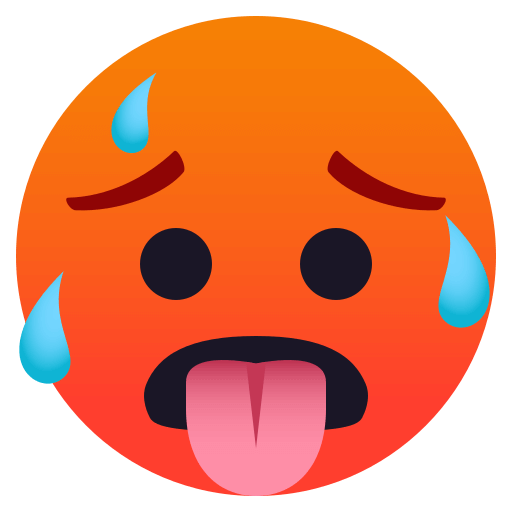Rosto Fervendo De Calor