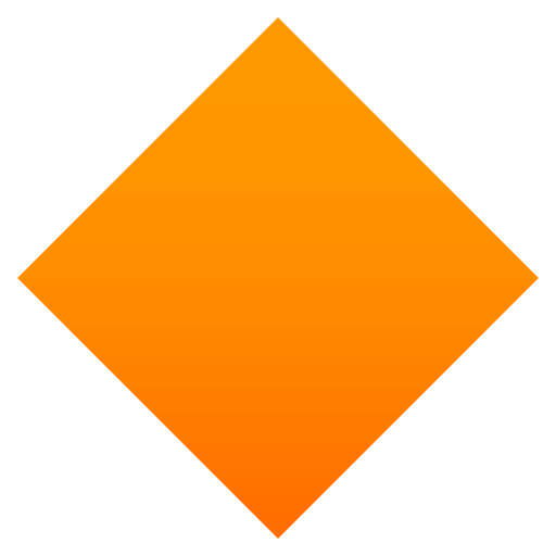 Losango Laranja Grande