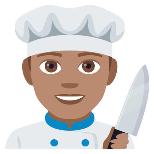 Cozinheiro: Tom de Pele Médio