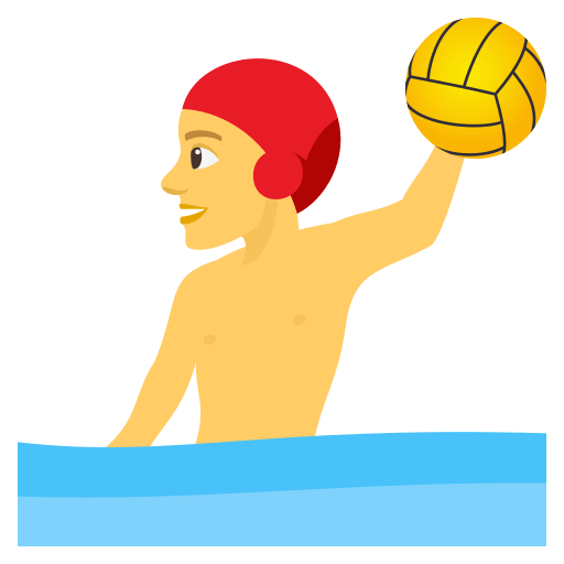 Homem Jogando Polo Aquático