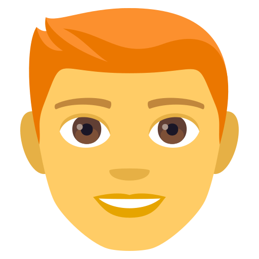 Homem: Cabelo Ruivo
