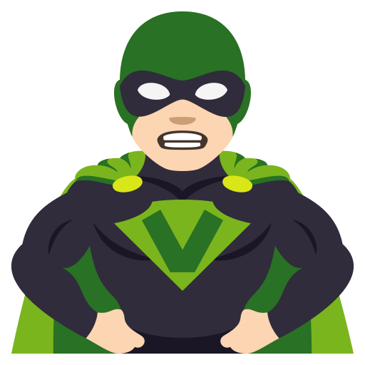 Homem Supervilão: Tom de Pele Claro