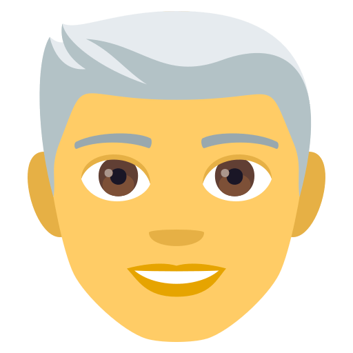 Homem: Cabelo Branco