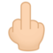 Långfinger upp: Ljus Hudton