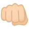 Knuten hand: Ljus Hudton
