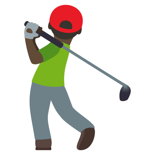 Golfista: Tom de Pele Escuro