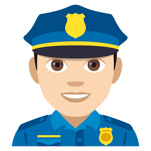 Policial: Tom de Pele Claro