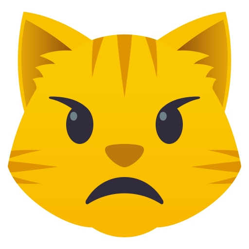 Rosto De Gato Mal-Humorado