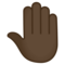 Höjd handrygg: Mörk Hudton