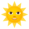 Sol med ansikte