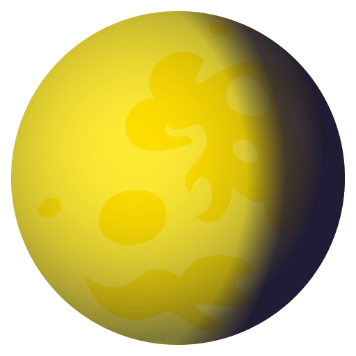 Lua Minguante Convexa