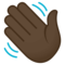 Vinkande hand: Mörk Hudton