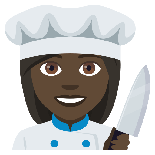 Cozinheira: Tom de Pele Escuro