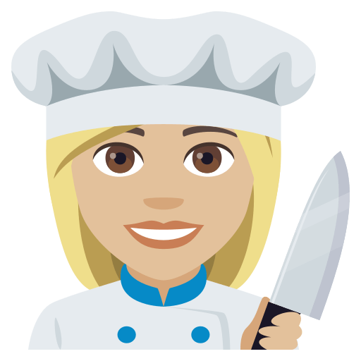 Cozinheira: Tom de Pele Médio-Claro