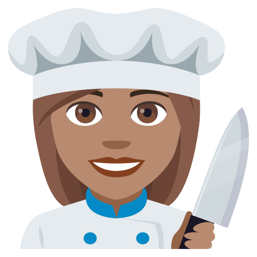 Cozinheira: Tom de Pele Médio