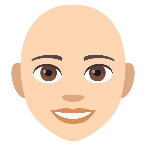 Mulher: Tom de Pele Claro, Careca