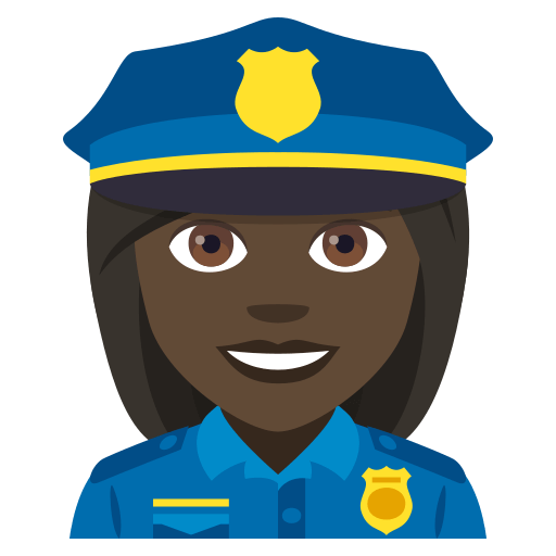 Policial Mulher: Tom de Pele Escuro