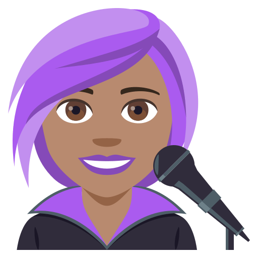 Cantora: Tom de Pele Médio